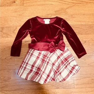 Bonnie Jean Red Velvet Dress